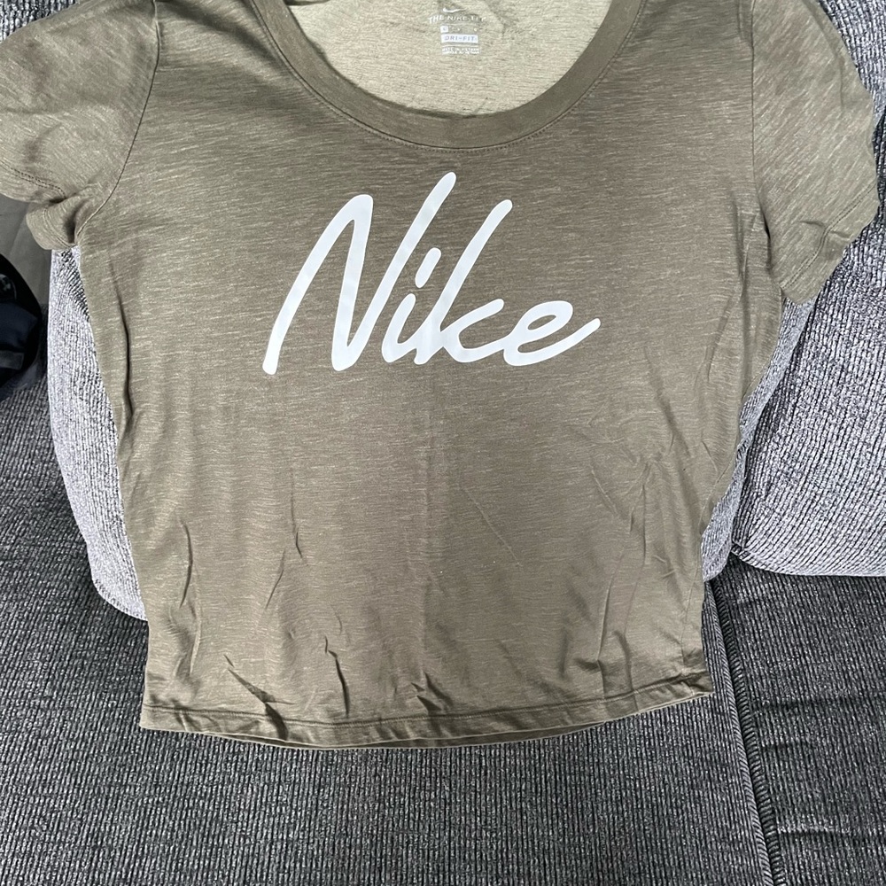 Nike Women's Olive Green Top